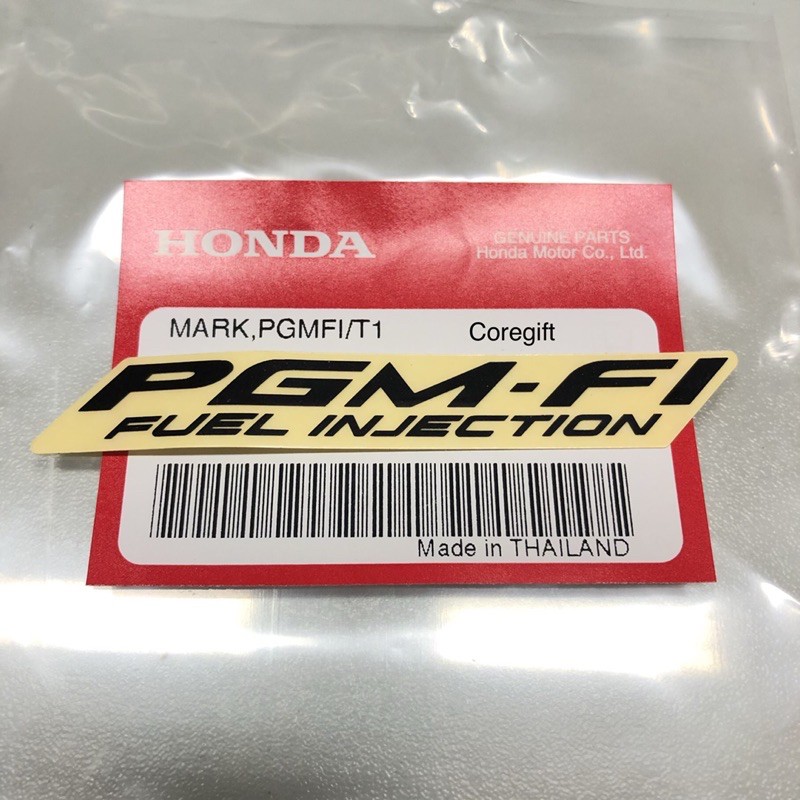 สติ๊กเกอร์ PGM-Fi Honda แท้