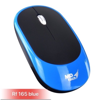 Wireless Optical Mouse USB MD-TECH (RF-165) Black ไม่มีเสียง