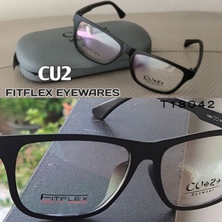 CU2 FITFLEX รุ่น18042 กรอบแว่นตา TR สำหรับแว่นสายตาสั้น แว่นสายตายาว