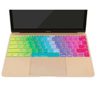 กันรอยคีย์บอร์ด macbook สีเรนโบว์ มีภาษาไทย พร้อมส่ง