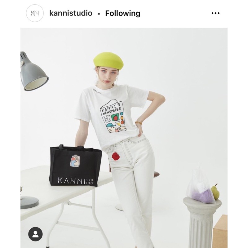 NEW! (no tag) Kanni Studio Waffle Jeans ราคาเต็ม1,790 ลดเหลือ1,350