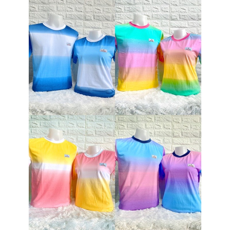 PT Shop- เสื้อยืด โทนไล่สีสวยๆ (ราคาต่อชิ้น)