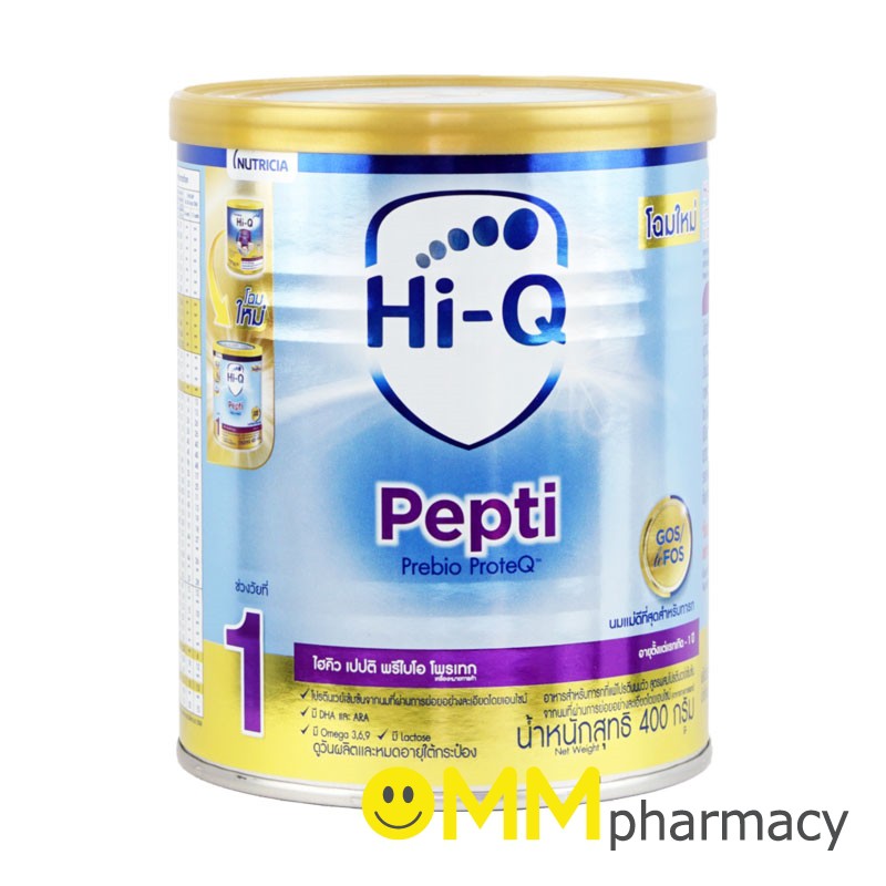 Hi-Q Pepti Prebio ProteQ ไฮคิว เปปติ พรีไบโอโพรเทก 400 กรัม