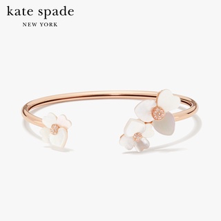 KATE SPADE NEW YORK PRECIOUS PANSY FLEX CUFF WBRUH909 กำไลข้อมือ