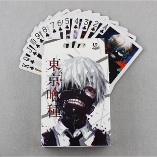 ไพ่ลาย Tokyo Ghoul 1 กล่องมี 54 แผ่น ขนาด 8.8*6.4 ซม.