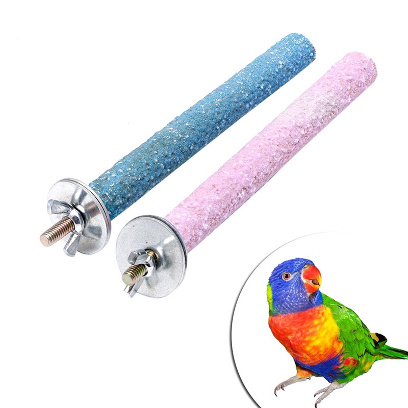 Yaa Bird Perch Parrot Standing Sticks สําหรับบดของเล่นขาตั้งธรรมชาติ