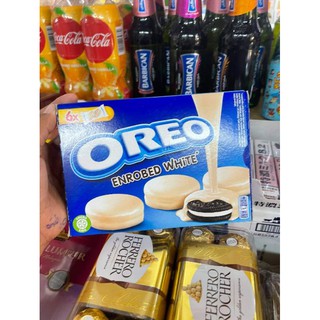 💥พร้อมส่ง 💥Oreo Enrobed โอริโอ้ เคลือบไวท์ช็อคโกแลต อร่อยสุดๆ