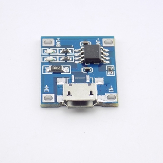 บอร์ดโมดูลชาร์จลิเธียมลิเธียม Mini USB TP4056 5V 1A 18650 สําหรับ Arduino Diy 5 ชิ้น