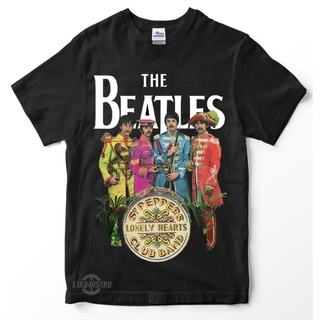 เสื้อยืด พิมพ์ลาย the beatles LONELY HEARTS CLUB Premium สําหรับผู้ชาย สายรัด kaos band kaos ขนาดใหญ่ สไตล์วินเทจ