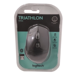 Logitech M720 Triathalon Multi-Device Wireless Mouse  ( Black ) - 1000 DPI