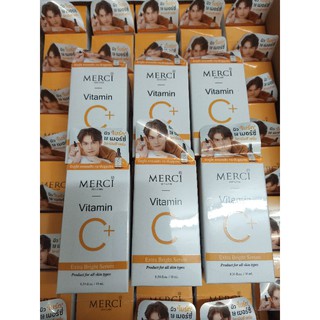 เมอร์ชี่วิตามิน ชี่เชรั่ม โฟมล้างหน้าเมอร์ชี่MERCI vitamin C Exta Bnright Serum