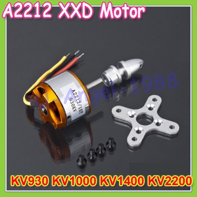 มอเตอร์ไร้แปรงถ่าน XXD A2212 KV930 KV1000 KV1400 KV2200 15T สําหรับเครื่องบินบังคับ KK QuadCopter UF