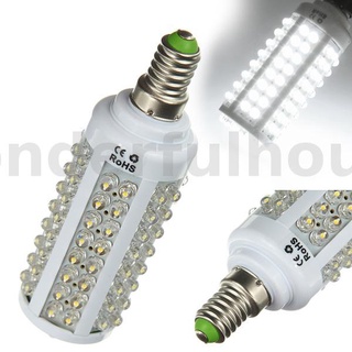 หลอดไฟประหยัดพลังงาน E14 108 Led 7W 450Lm 6500K 110V สีขาว