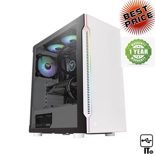 ATX CASE (NP) THERMALTAKE H200 TG RGB (SNOW,CA-1M3-00M6WN-00) ประกัน 1Y คอมพิวเตอร์เคส ประกัน 1Y