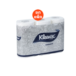 โปรโมชั่น : KLEENEX คลีเน็กซ์ กระดาษชำระม้วนมาตรฐาน หนา 2 ชั้น 22 เมตร - 6 ม้วน x 1 ห่อ รวม 6 ม้วน กระดาษทิชชู่ กระดาษทิชชู่ม้วน