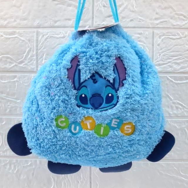 กระเป๋าสติช Stitch Cuties กระเป๋าหูรูดใบใหญ่