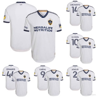 เสื้อกีฬาแขนสั้น ลายทีมชาติฟุตบอล Edwards Araujo Cabral Costa Chicharito LA Galaxy 2022-2023 ชุดเหย้า สําหรับผู้ชาย และผู้หญิง