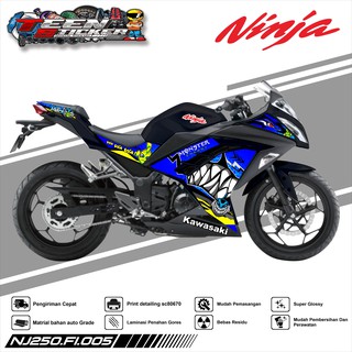 สติกเกอร์ NINJA 250fi 005fi สําหรับติดตกแต่งรถจักรยานยนต์ KAWASAKI NINJA 250fi