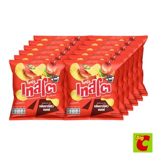 เทสโต มันฝรั่งแท้ทอดกรอบชนิดแผ่นหยัก รสบาร์บีคิวแมกซ์ 11 ก. …