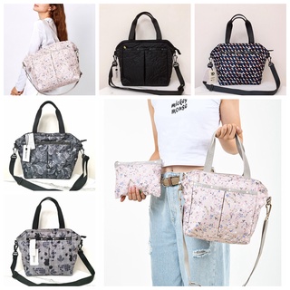 ใหม่ Lesportsac กระเป๋าถือ กระเป๋าสะพายไหล่ ผ้าแคนวาส สําหรับสตรี 3801