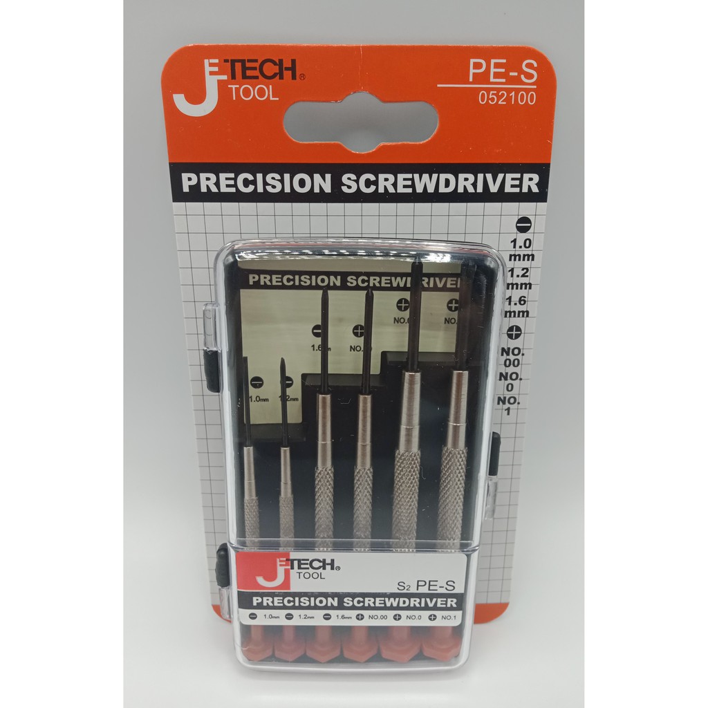ไขควงชุด 6 ตัว J-Tech PE-S