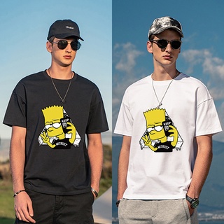 เสื้อเบลาส์ - [จุด] สปภ. Simpsons รูปแบบเซลฟีพิมพ์เสื้อยืด Unisex เสื้อยืดด้านบนสําหรับผู้ชายผู้หญิS-5XL