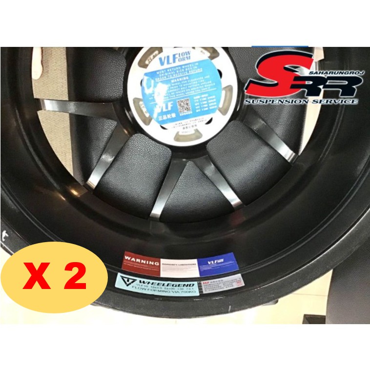 เซ็ตคู่X2 ล้อเบา VLF โฟรฟรอมมิ่ง 18x8”et+38