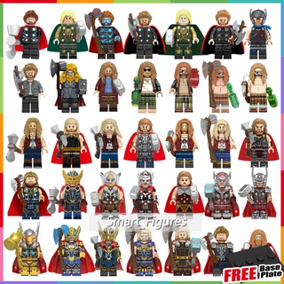 Thor Minifigures Jane Foster ดื่ม Thor One Eyed Thor Marvel ของเล่นของขวัญคอลเลกชัน Mini Figures WM2417-A