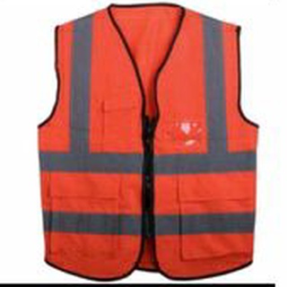 Vest Safety เสื้อกักสะท้อนแสงได้รับใบรับรอง : BEAO 042508