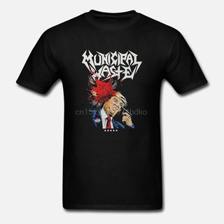 ขายดี!ขายดี เสื้อยืด พิมพ์ลาย MUNICIPAL WASTE DONALD TRUMP WALLS OF DEATH - Official - S M L Summer Style2 KNaifl60BBafj