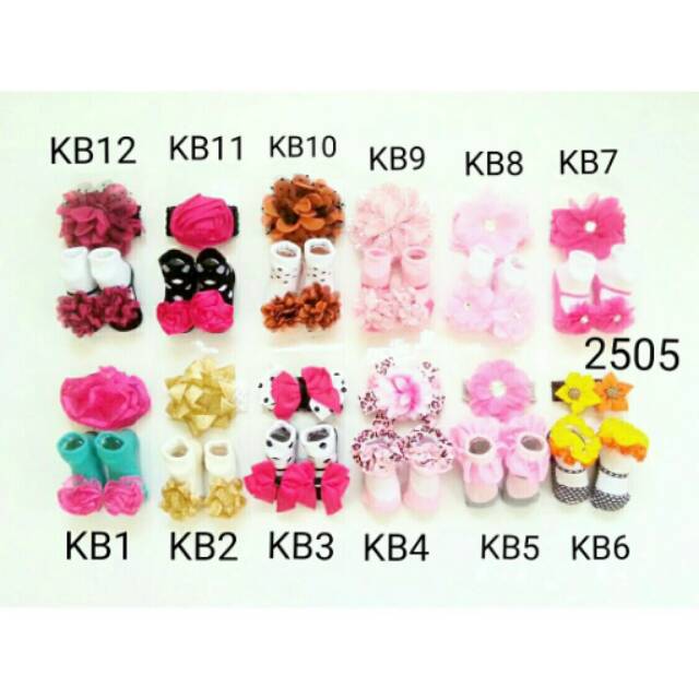 ถุงเท้า Mudpie+ที่คาดผม 2505