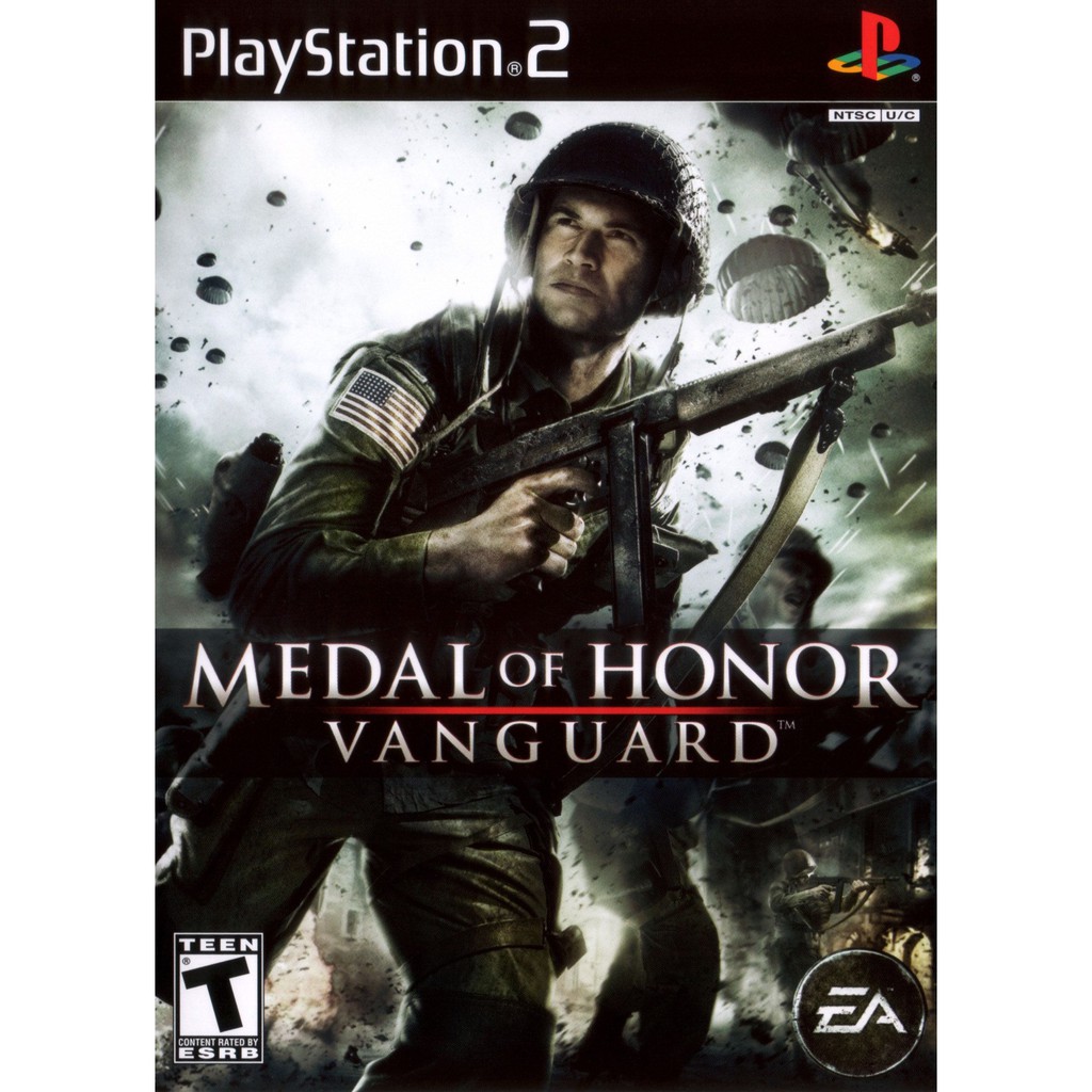 แผ่นเกมส์ PS2 (คุณภาพ) Medal Of Honor Vanguard (USA)