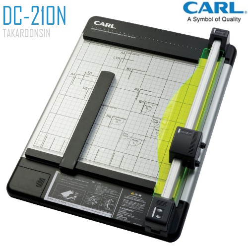 แท่นตัดกระดาษแบบลูกกลิ้ง CARL DC-210N(A4) Slide Cutter