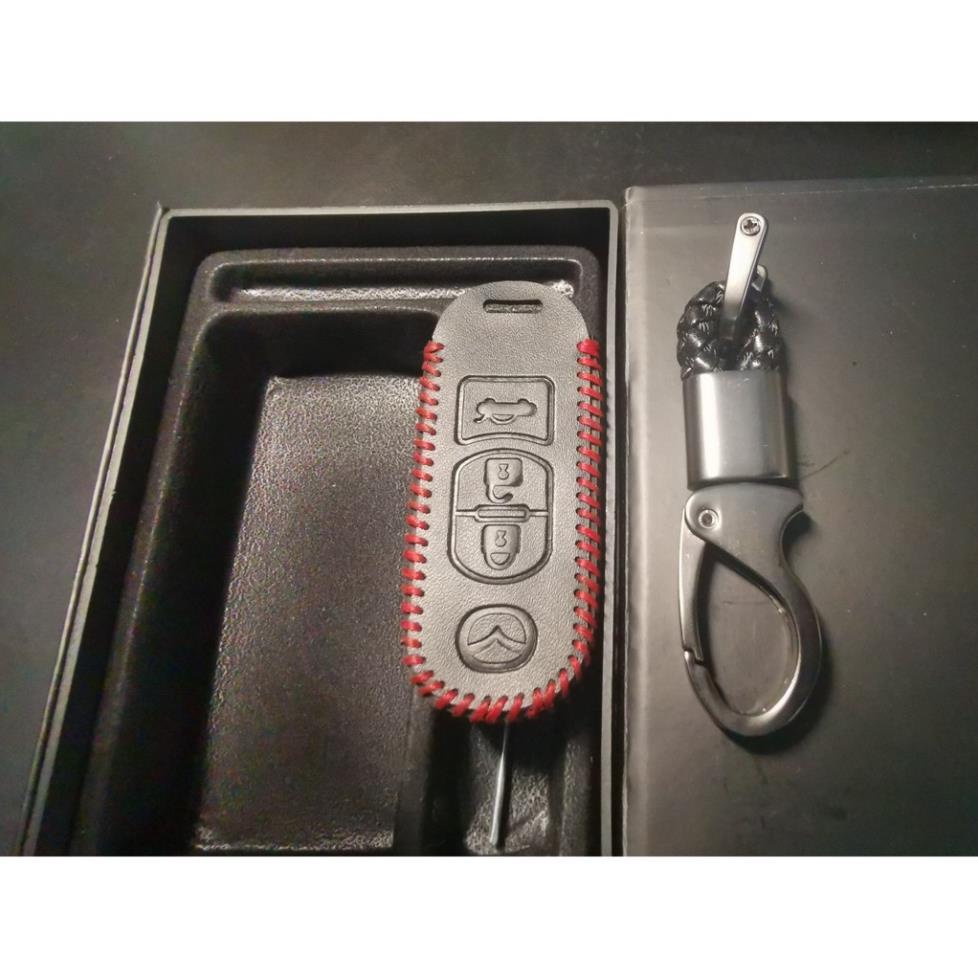 [ขายส่ง] เคสกุญแจหนัง เคสกุญแจคาร์บอน สําหรับรถยนต์ MAZDA CX3 CX5 CX8 CX9 MAZDA3 MAZDA2