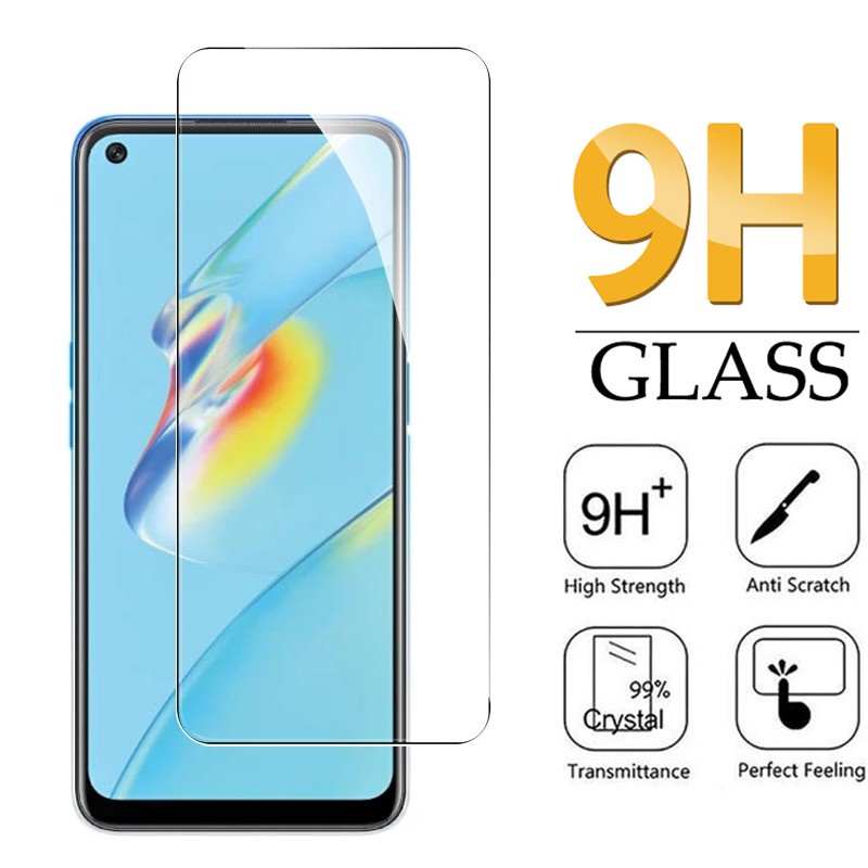กระจกนิรภัยกันรอยหน้าจอแบบใส สําหรับ Oppo A54 A31 A15 A15S A74 A94 A73 A92 A53 A93 A12E A3S A5S A37 A71 A9 A5 2020 9H