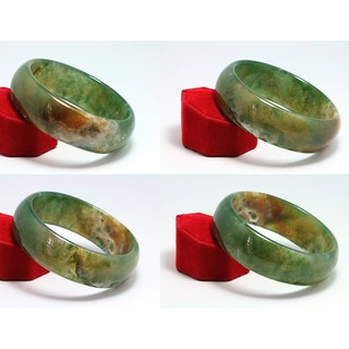 กำไลอาเกต Moss agte ขนาดหน้ากว้าง 20 มม. วงใน 57 มม.