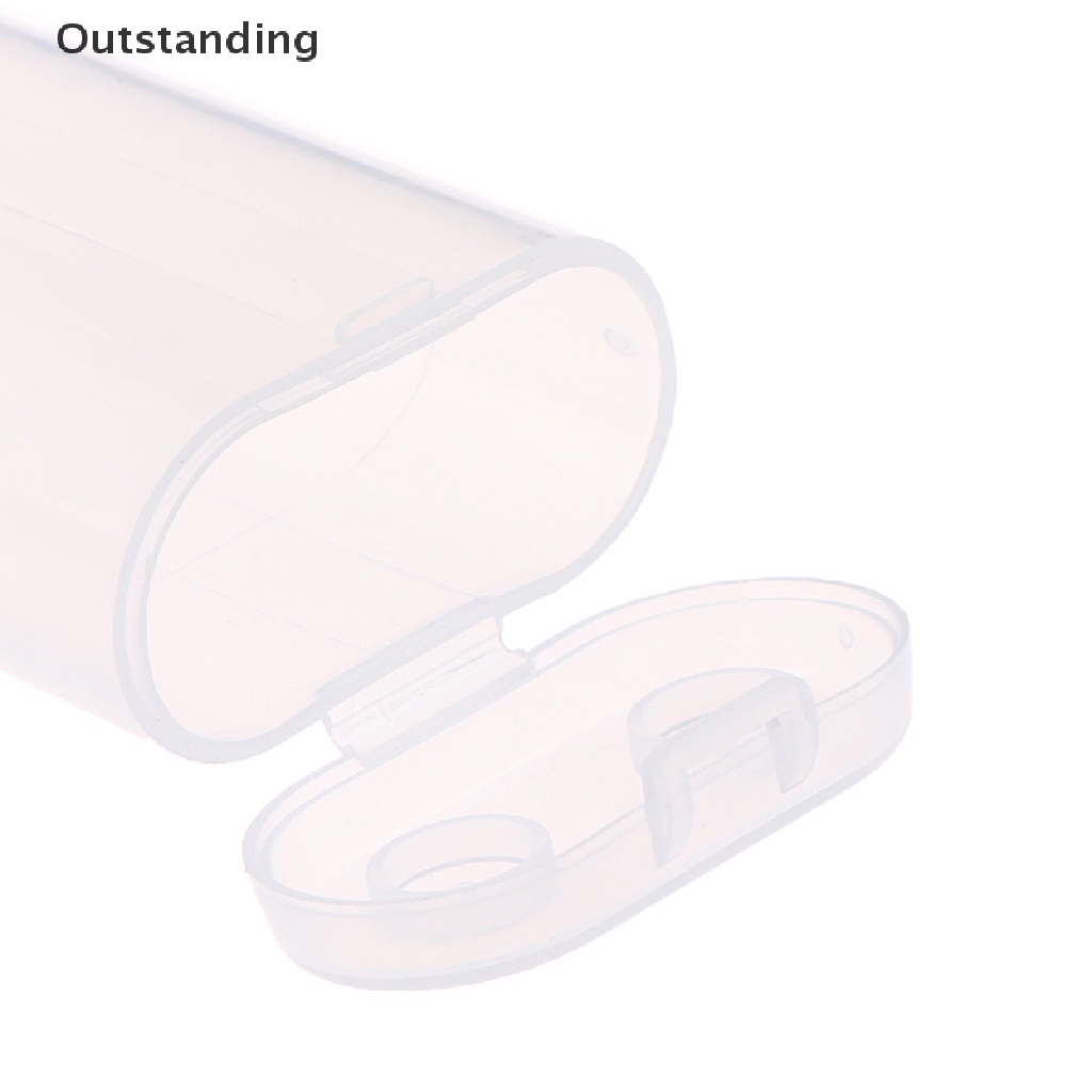 Outstanding กล่องพลาสติกใส กันน้ํา สําหรับใส่จัดเก็บของ 2 ส่วน 18650