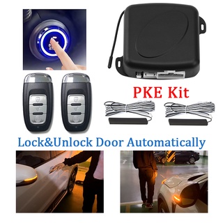 Hippcron PKE Keyless Entry ระบบเตือนภัยอัจฉริยะ ปุ่มกดสตาร์ทเครื่องยนต์ สําหรับรถยนต์