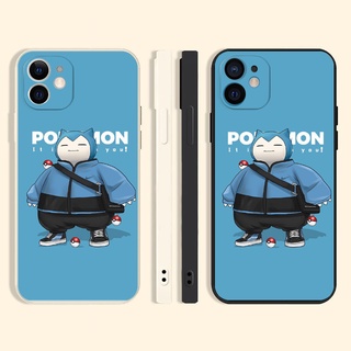 Snorlax เคสไอโฟน X  Xr 13 12 11 pro max Anime iPhone 13 promax เคส Xs 7 8 plus se2020 8 Pokémon พลัส case นิ่ม