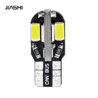 JIASHI รถดัดแปลงไฟ LED T10 8 5730SMD กว้างไฟส่องป้ายทะเบียนไฟวิ่ง