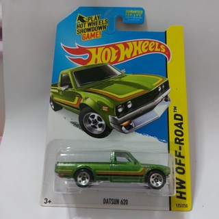 รถเหล็ก Hotwheels DATSUN 620 สีเขียว (ib27)