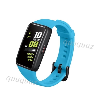 Quu สายนาฬิกาข้อมือซิลิโคนสําหรับ Honor Band 6 Smart Wristband