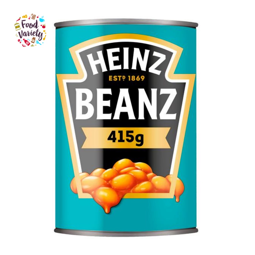 Heinz Baked Beans 415g ไฮนซ์ ถั่วอบในซอสมะเขือเทศ 415 กรัม