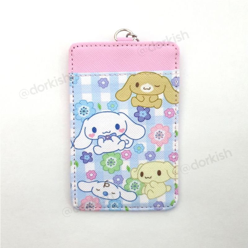 Sanrio Cinnamoroll Dog Ezlink Card Holder พร้อมพวงกุญแจ