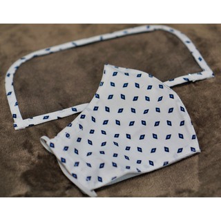 หน้ากากผ้า + faceshield ถอดแยกได้