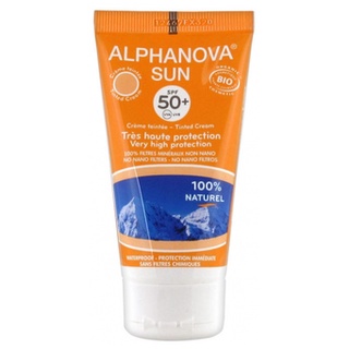 Alphanova Sun SPF50+ Tinted Cream Organic 50g