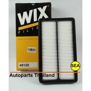 ไส้กรองอากาศ WIX สำหรับ HONDA CIVIC 2.0 ปี 06  49120 (1ชิ้น)