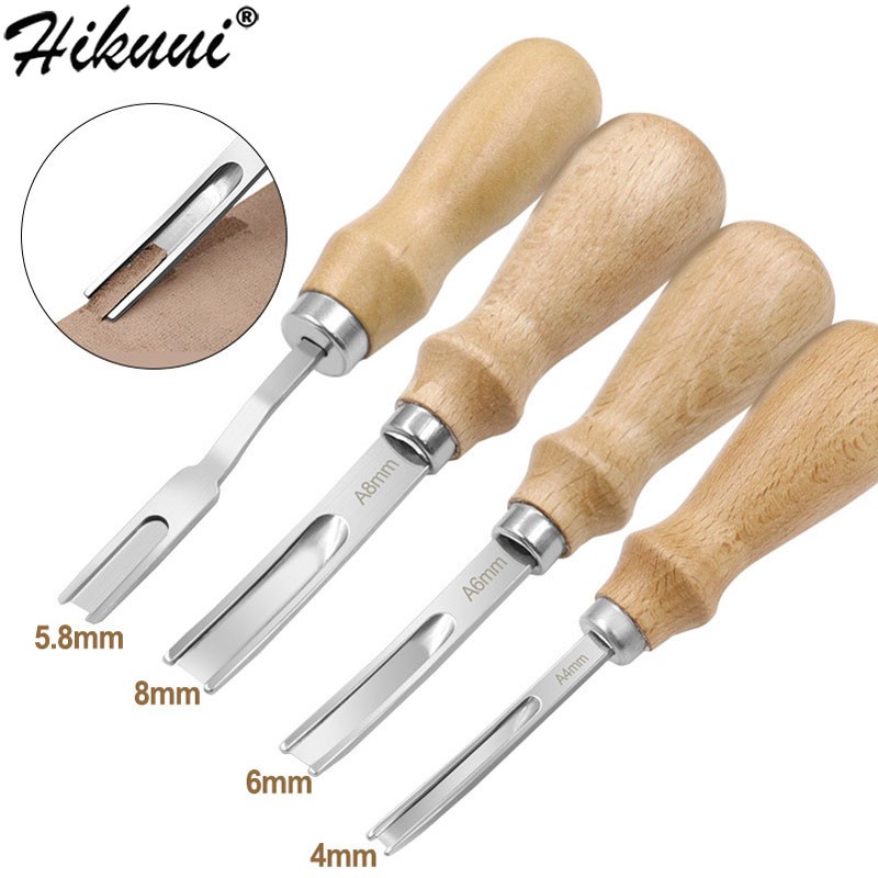 เครื่องมือกลองหนังใบมีดแฮนด์เมด Diy สําหรับตัดขอบหนัง