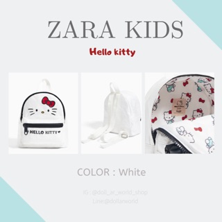 [ZARA KIDS] กระเป๋าเป้ ซาร่าคิดส์ ลาย คิตตี้ รุ่นพิเศษ จากช้อป ซาร่า