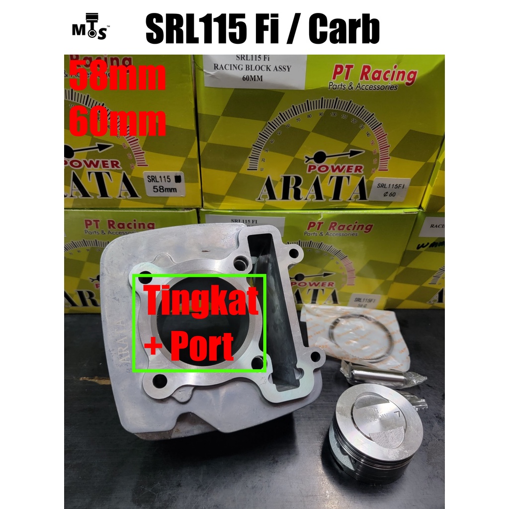 👍!!SKIM TINGKAT!! 65 มม./60 มม./58 มม. ARATA RACING LAGENDA 115ZR SRL115FI 115FI SRL115 Carb BLOCK C